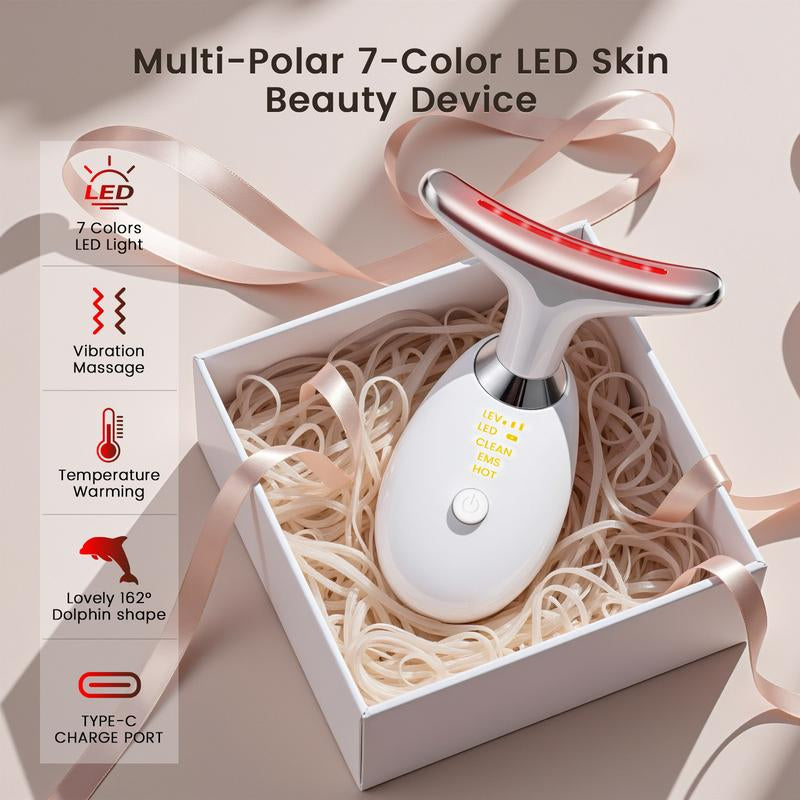 Facial Massager Neck Skin Lifting Firming Wrinkle Dark Circle Reducer Skin Care Face Sculpting Tool anti Aging Devices Highlight Jawline Multifunctional Beauty Machine Led Beauty DEVICE